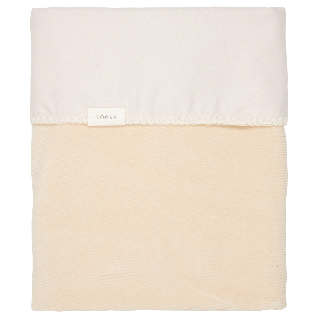 Ledikantdeken Flanel Oddi warm white