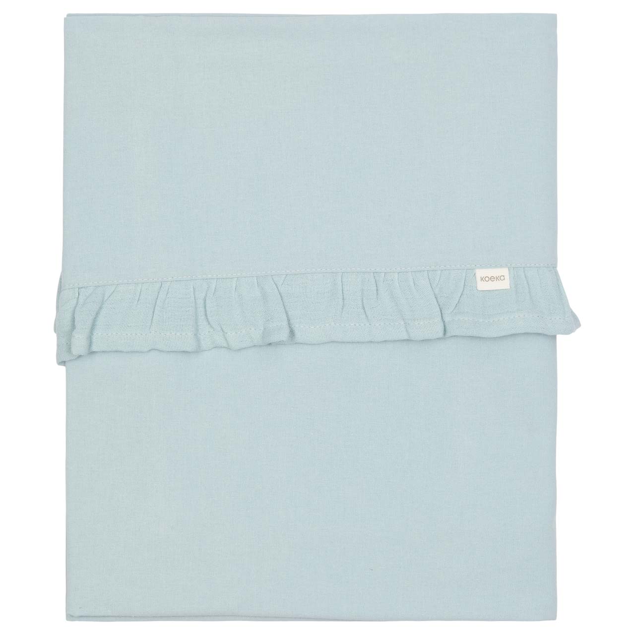 Wieglaken En Hoeslaken Set Ruffle Faro sky