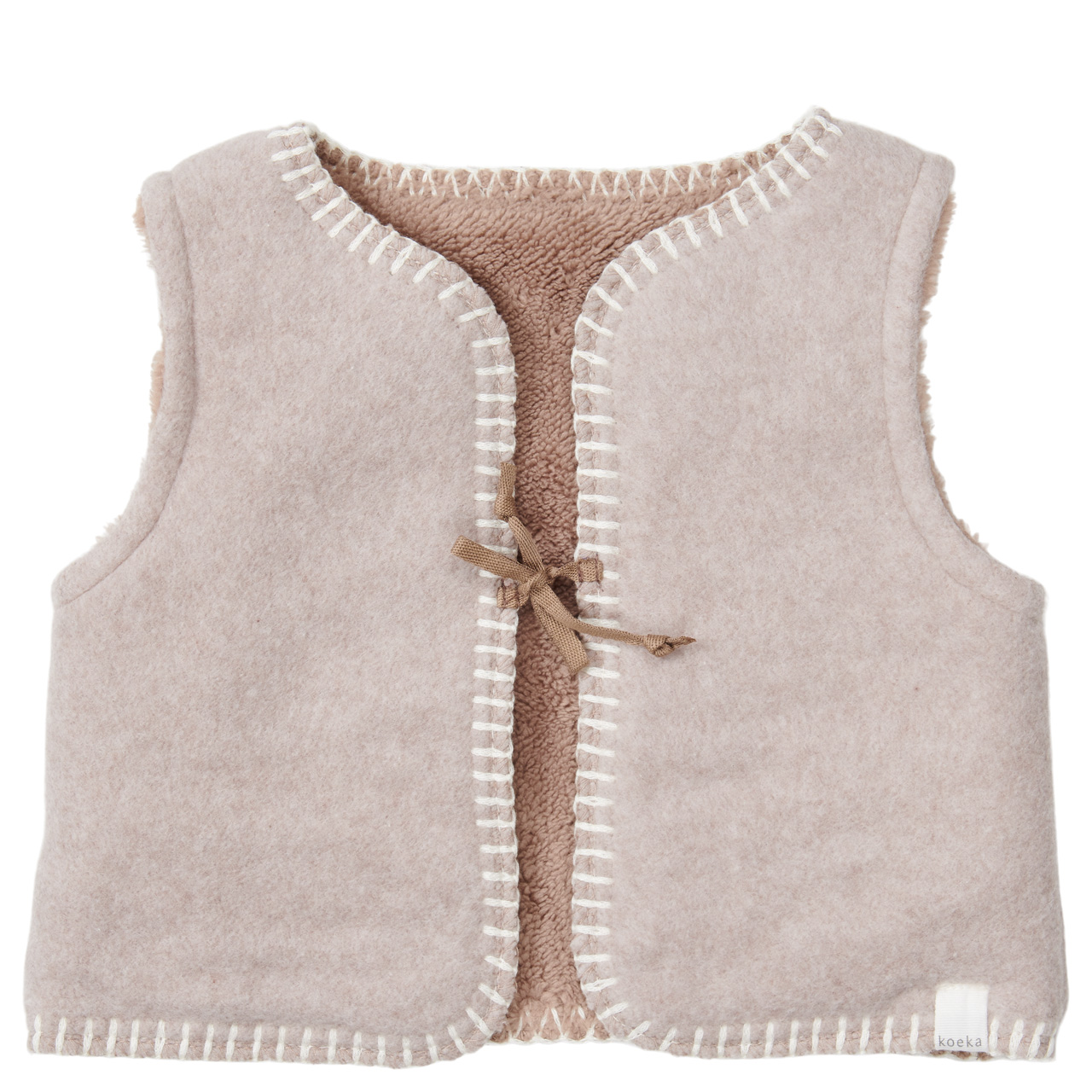 Baby Gilet Reversible Denver clay/chestnut