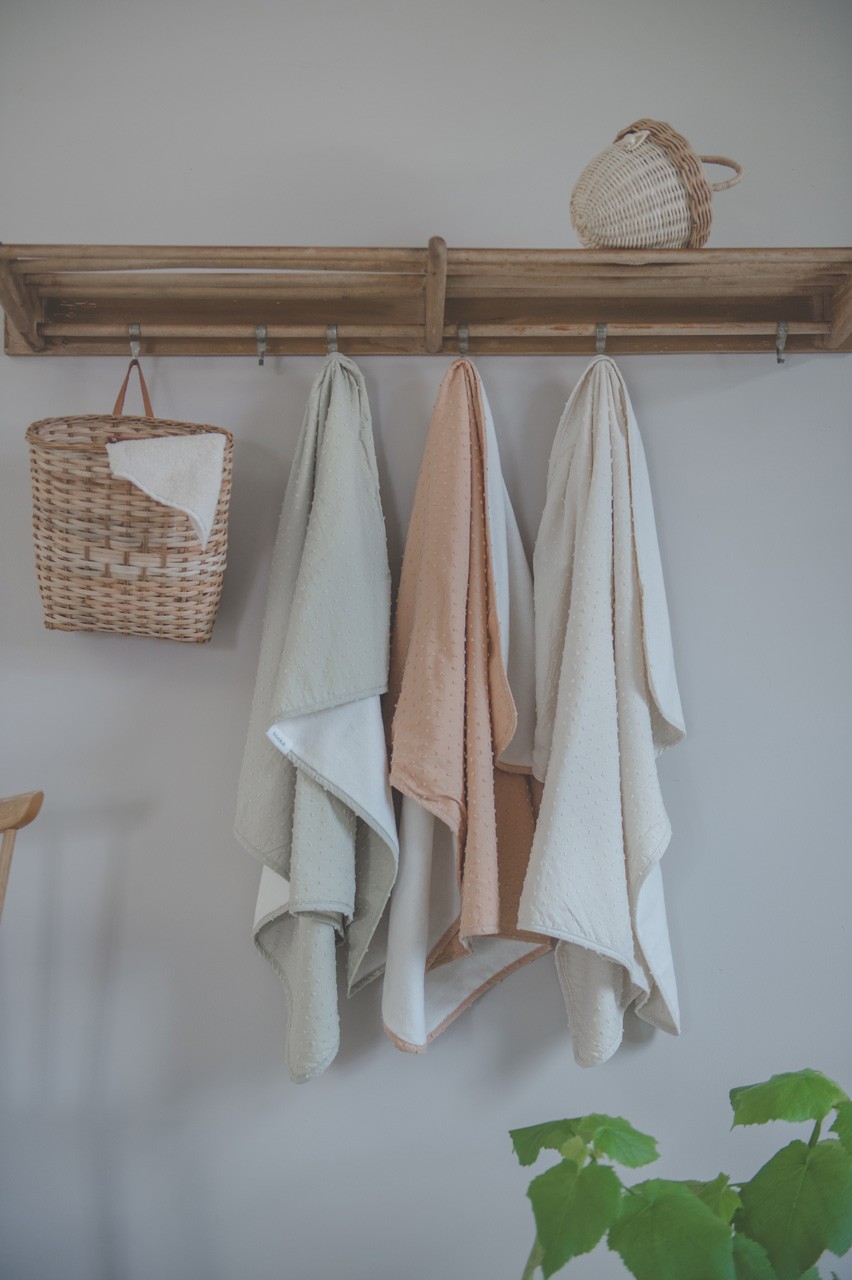 Ledikantdeken Cotton Fleece Napa sage