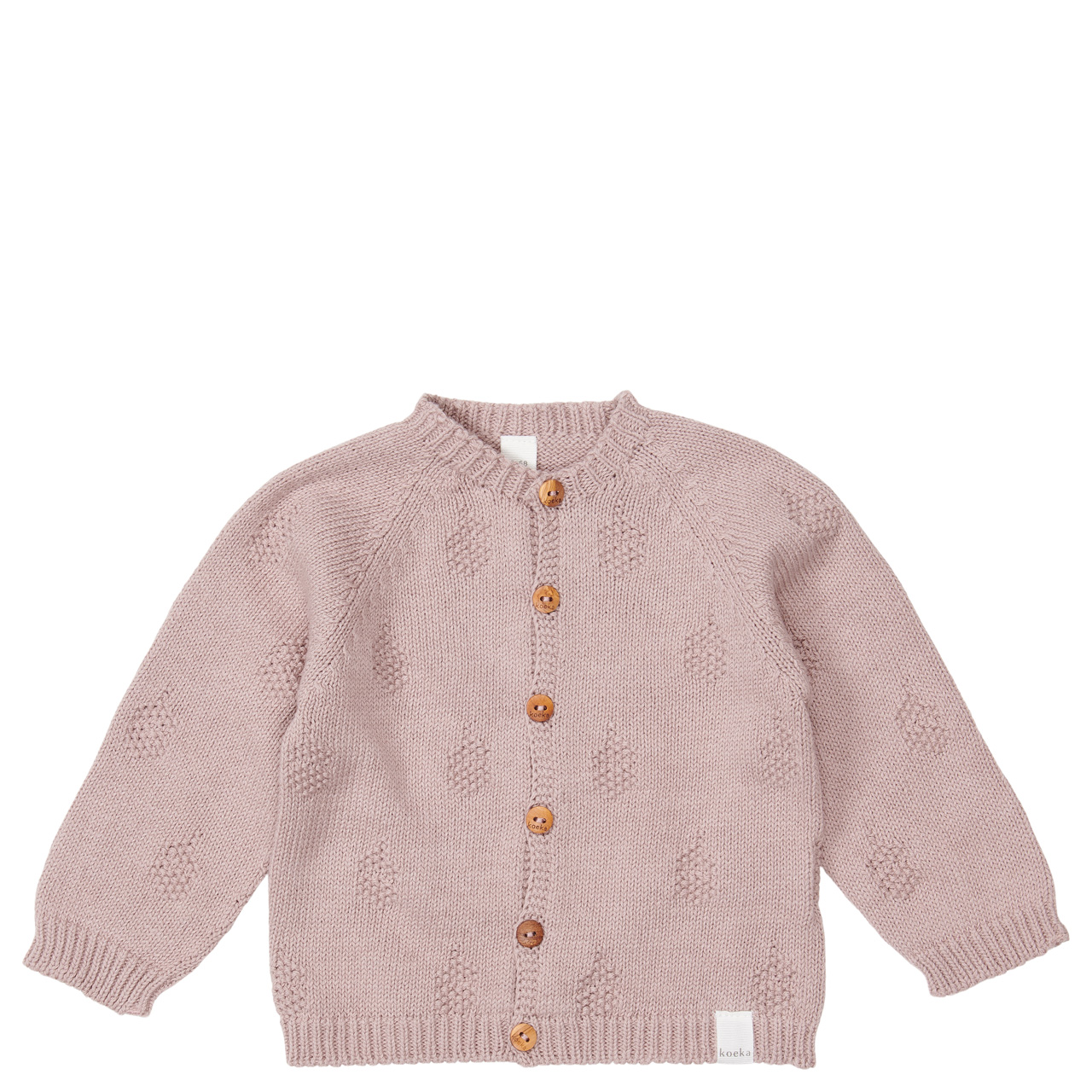 Cardigan Nuts soft mauve