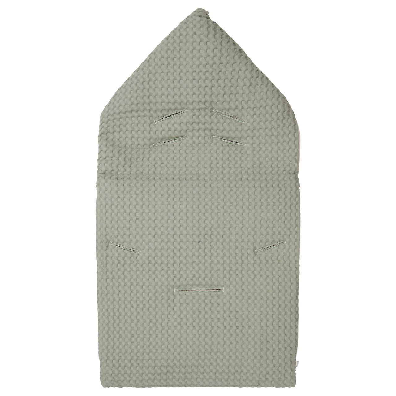 Voetenzak 0+ 3 Punts Wafel/teddy Oslo shadow green/soft sand