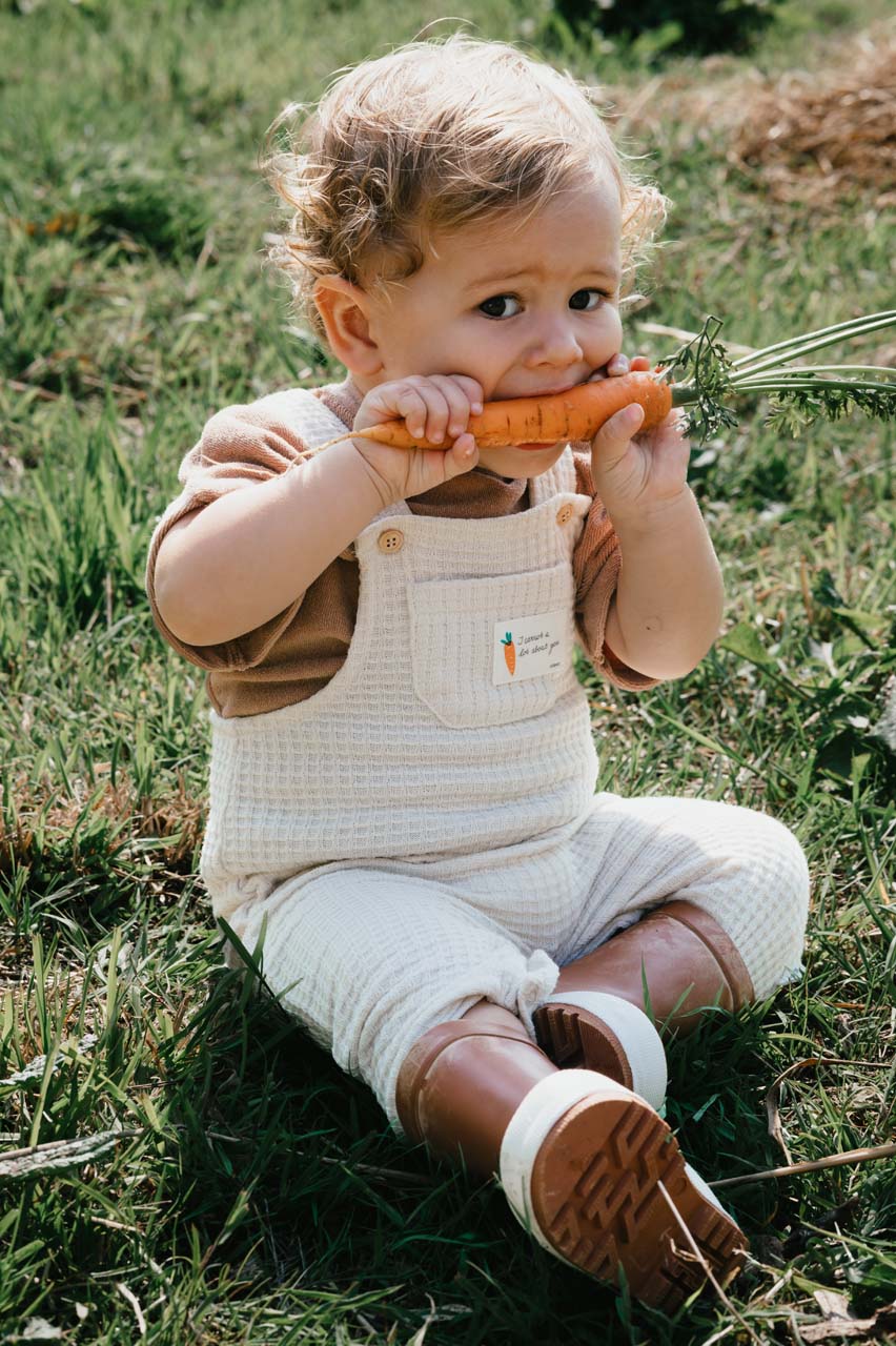 Baby Tuinbroek Malaga warm white
