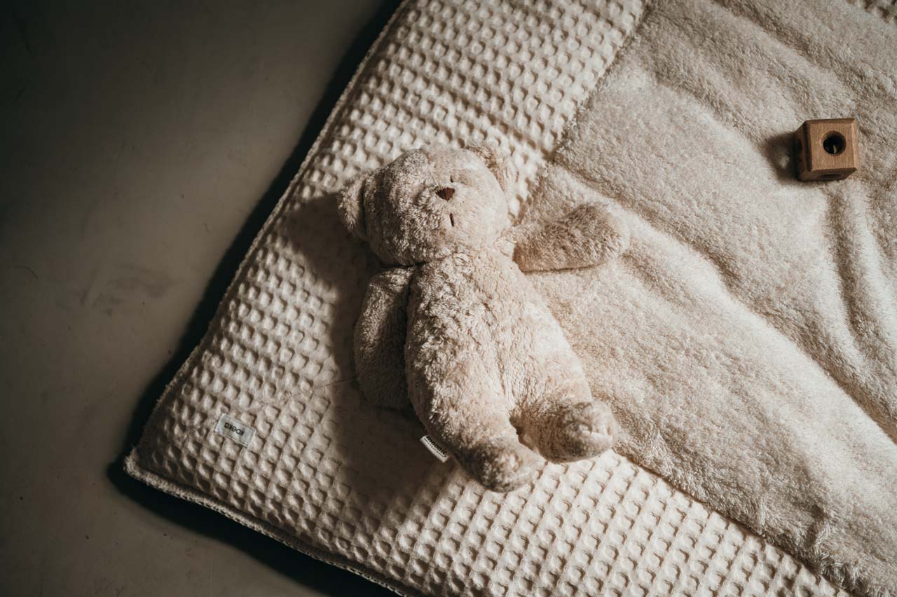 Playpen mat Amsterdam bluestone/natural