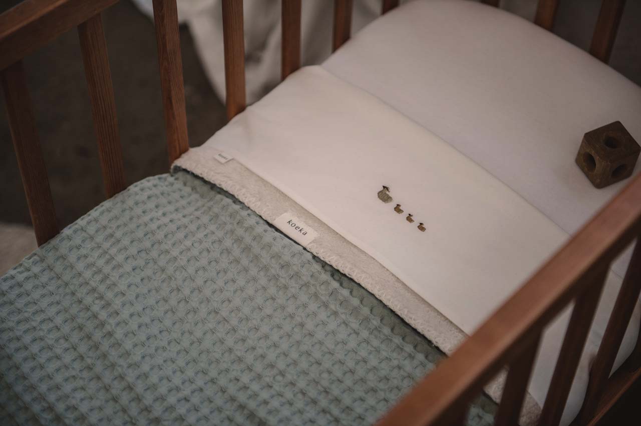 Bassinet blanket teddy Oslo ocean air