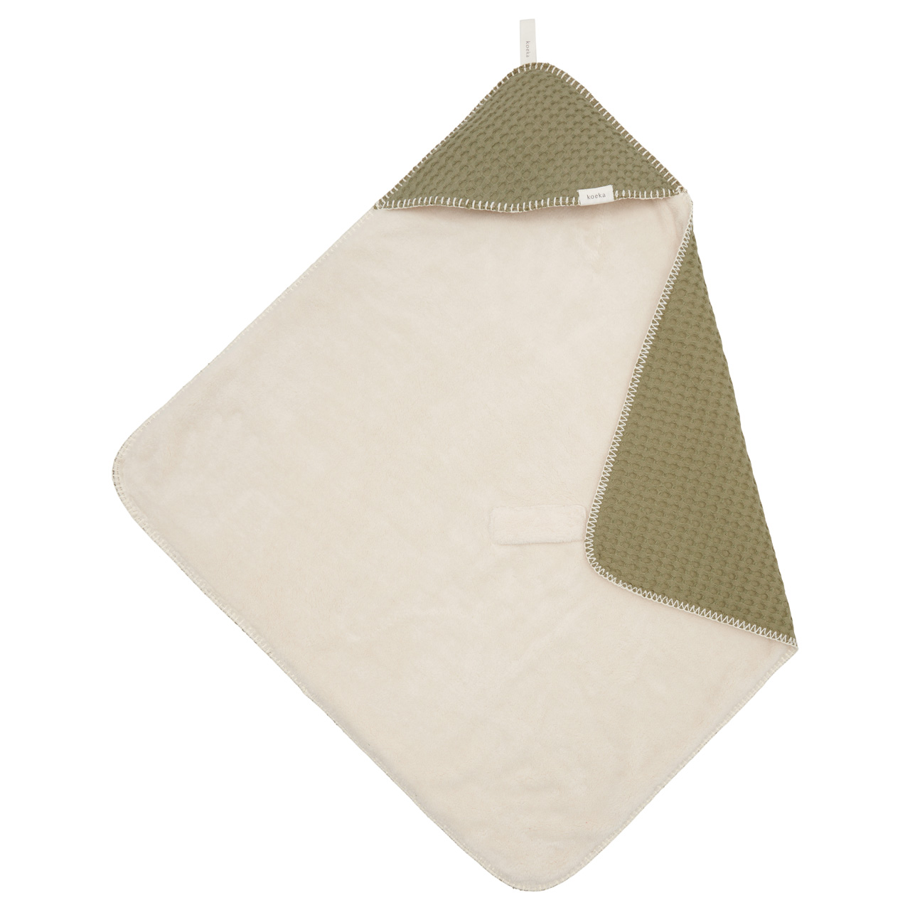 Couverture enveloppante teddy Oslo moss