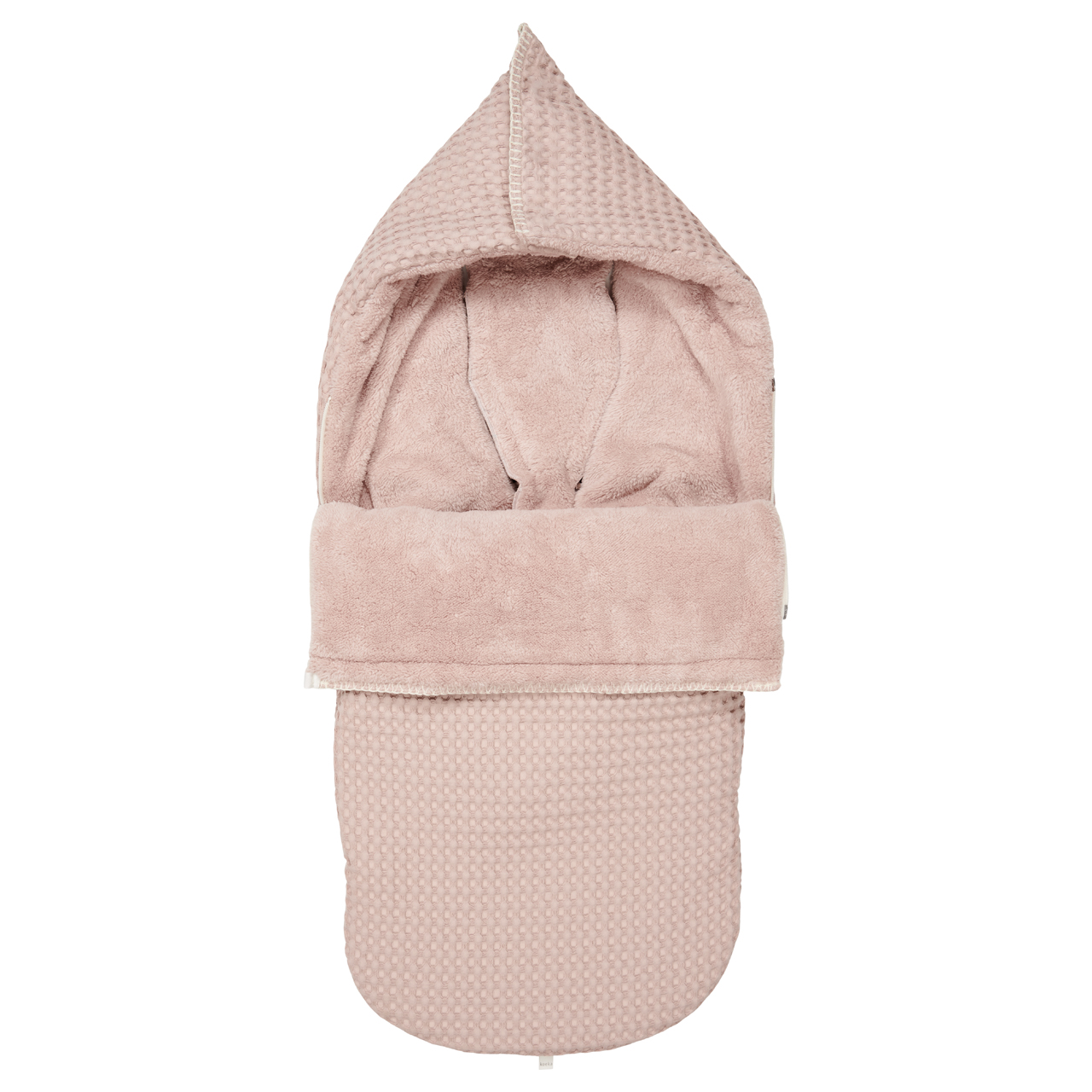 Chancelière de poussette teddy Oslo grey pink/grey pink