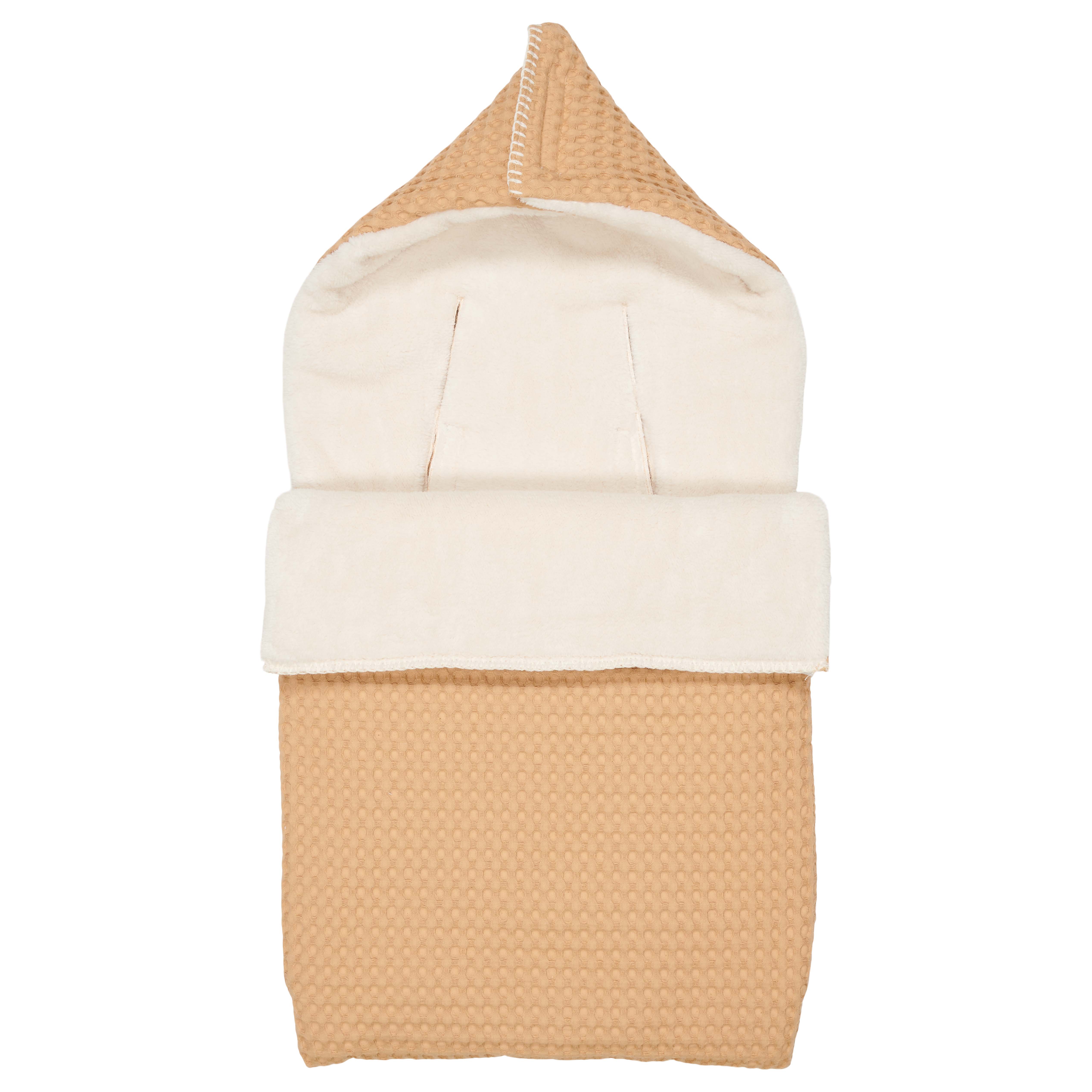 Footmuff 0+ 3/5 points teddy Oslo straw