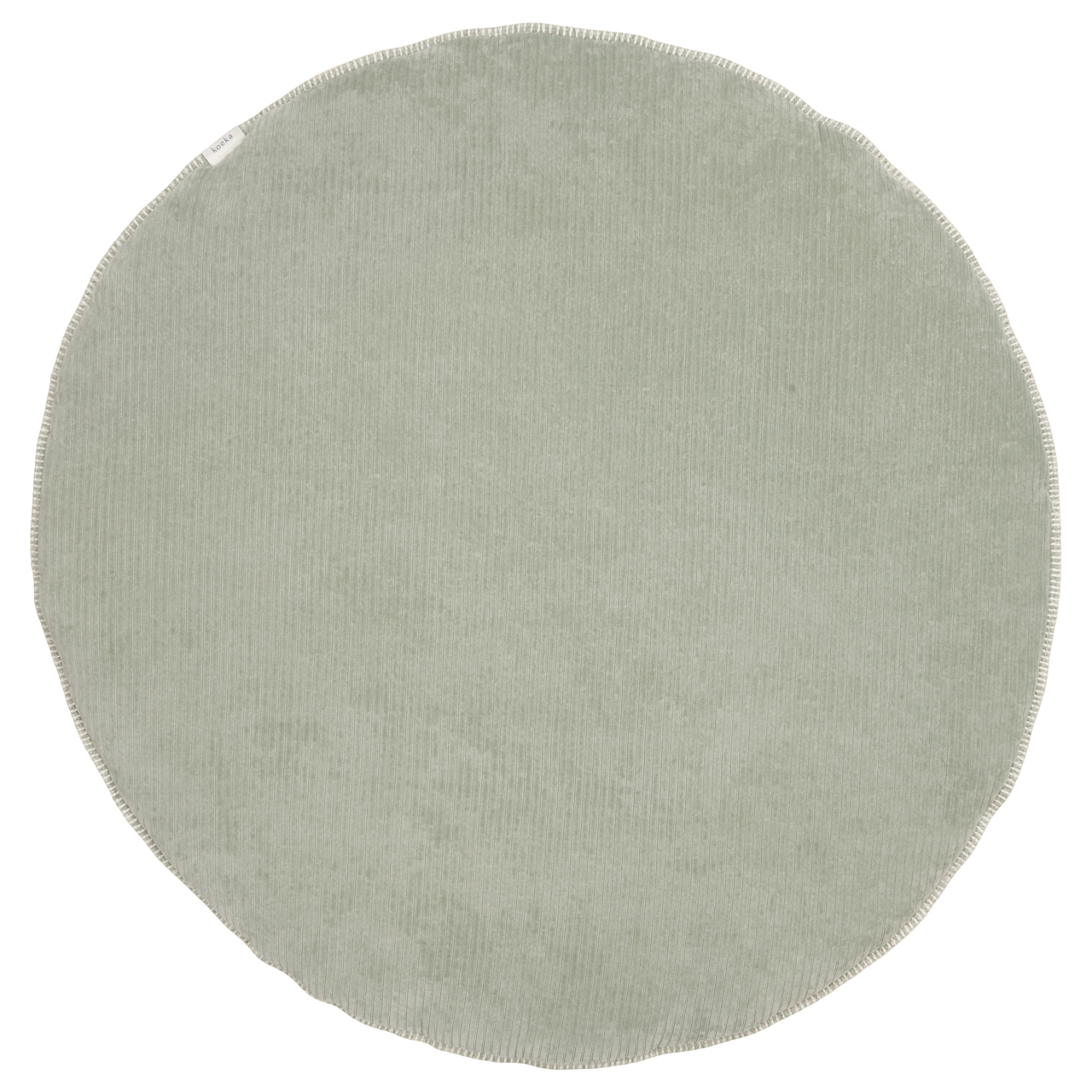 Boxkleed Rond Vik shadow green/sand