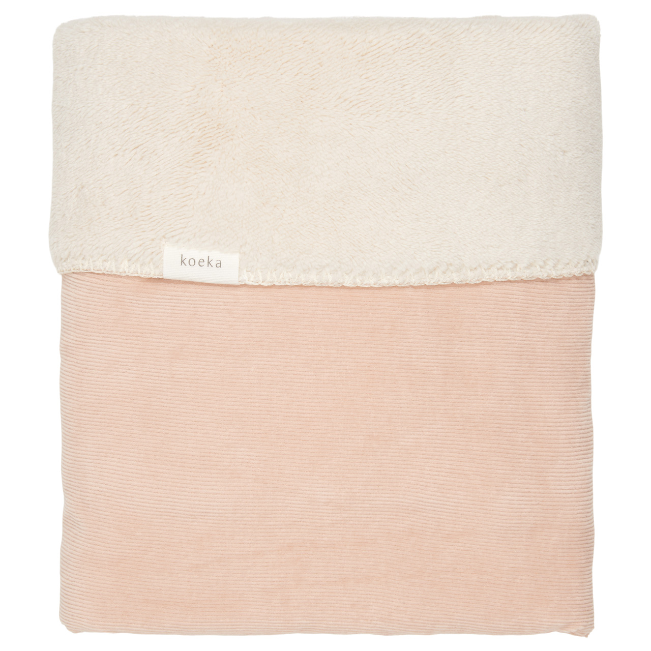 Couverture pour lit bébé teddy Oddi rosa salt