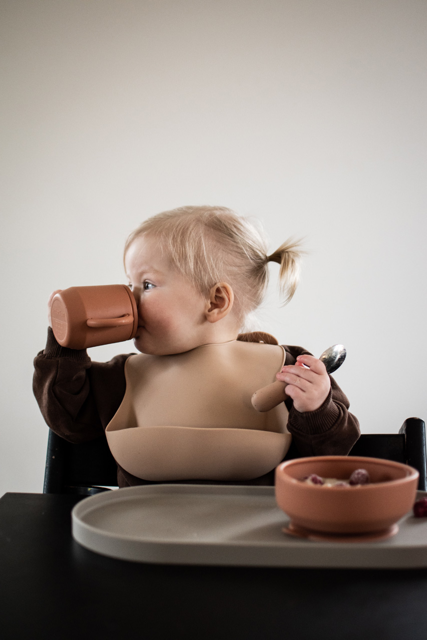 Toddler cutlery nude speckled