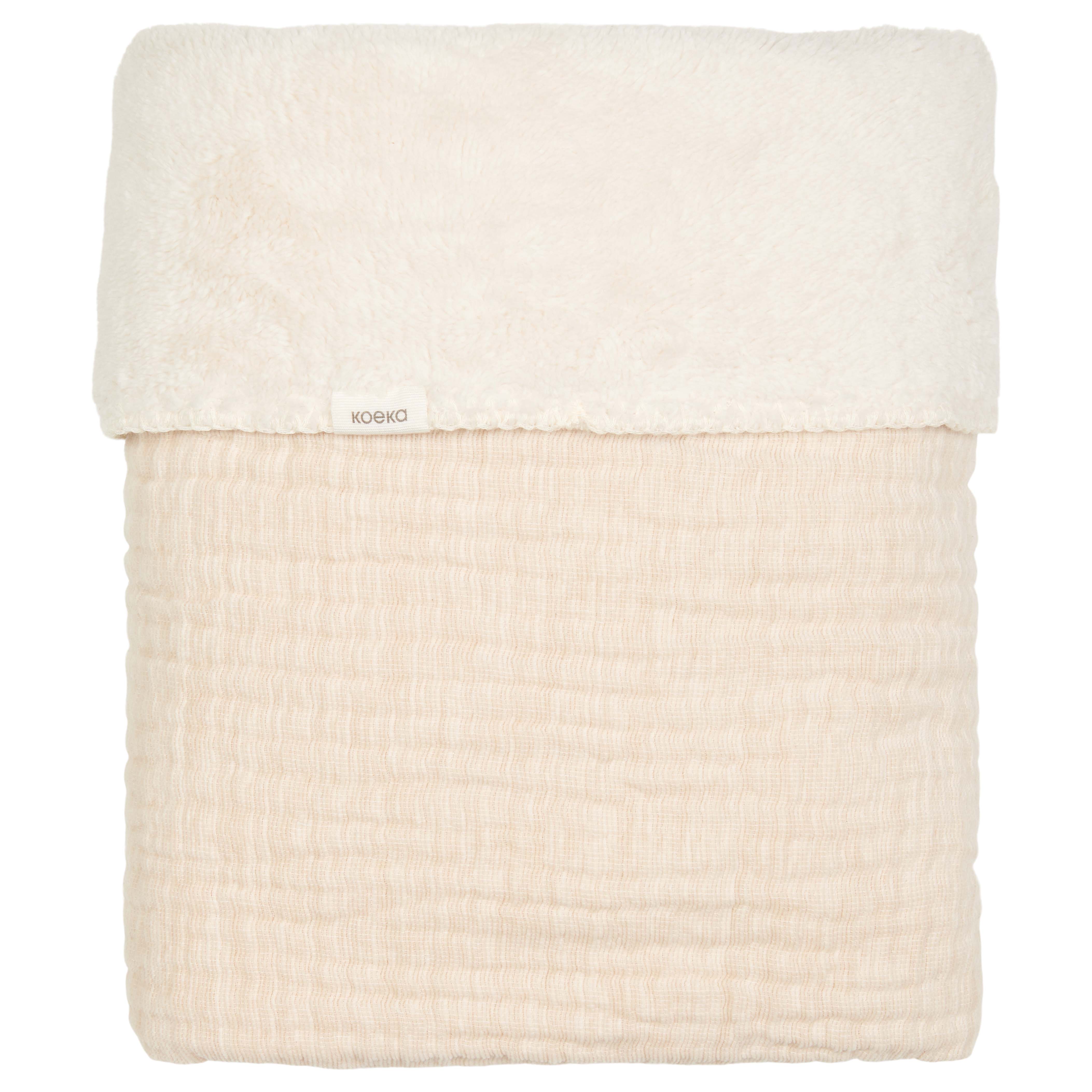 Couverture pour lit bébé teddy Rivoli warm white