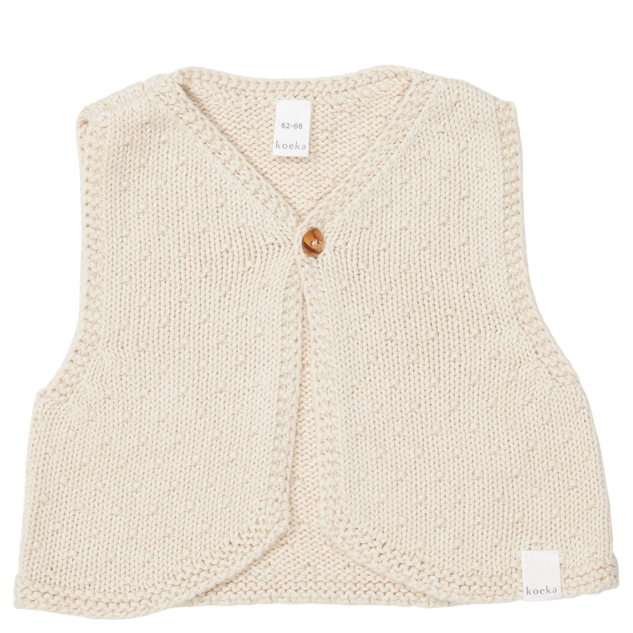 Baby gilet sans manches Florin warm white