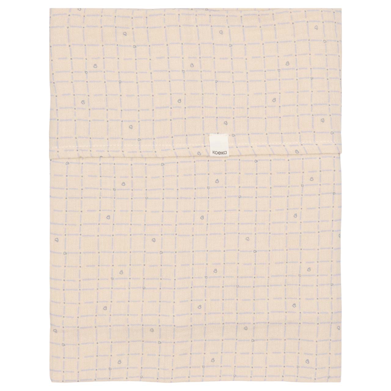 Drap plat lit berceau Lind warm white