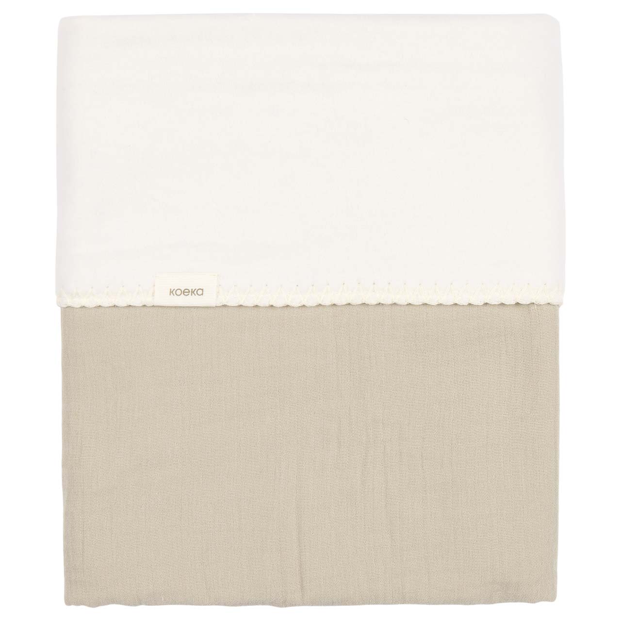 Couverture berceau cotton polaire Faro sage