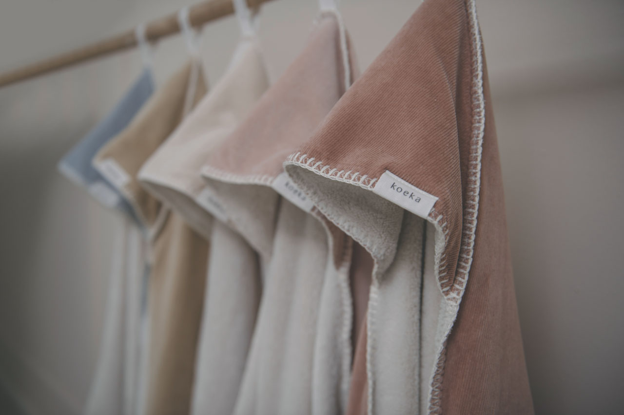 Wrap towel teddy Oddi soft earth