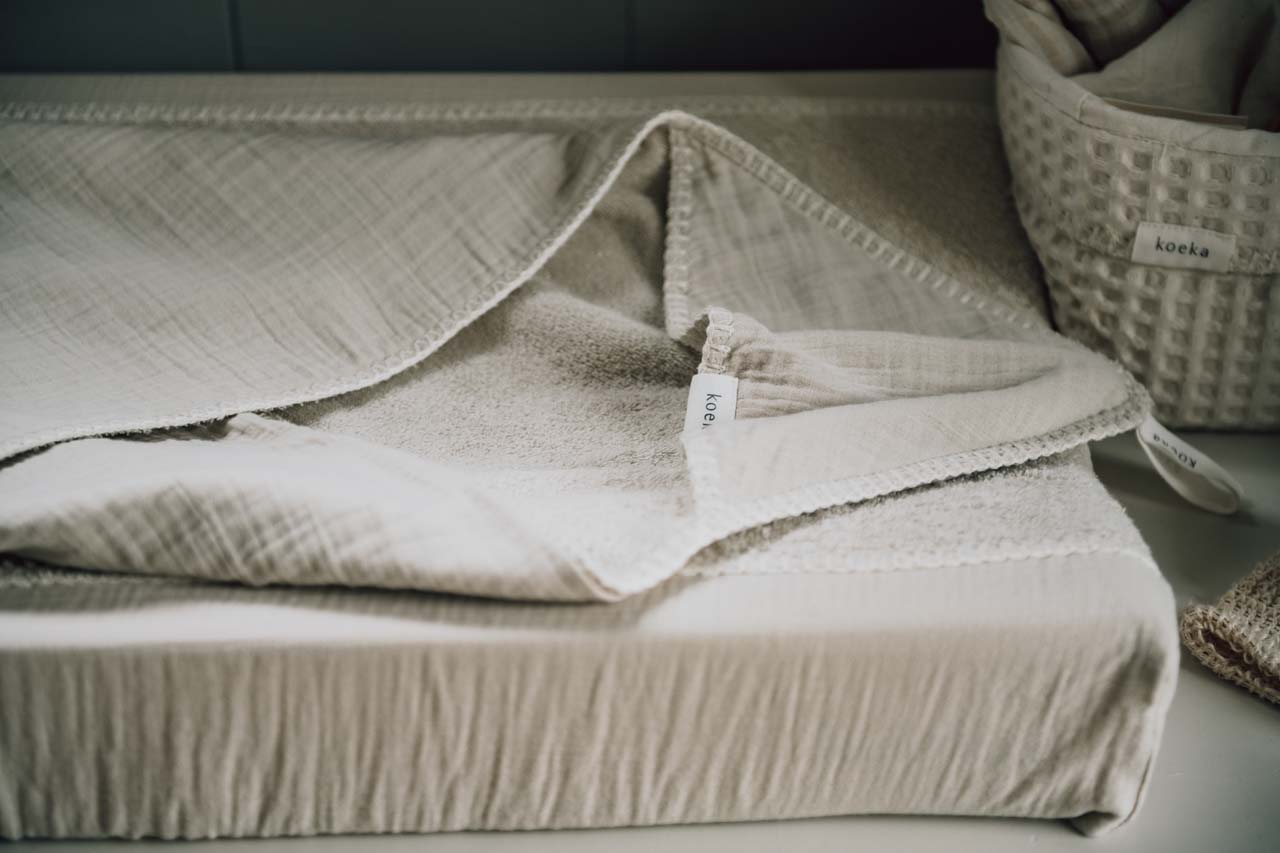 Wickeltuch Faro warm white