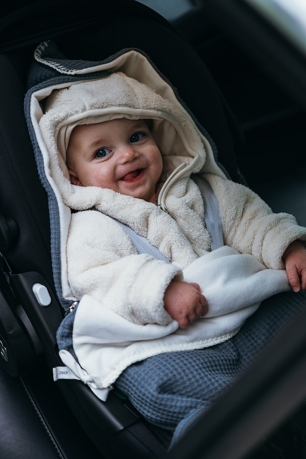 Baby jacket Malmo pebble