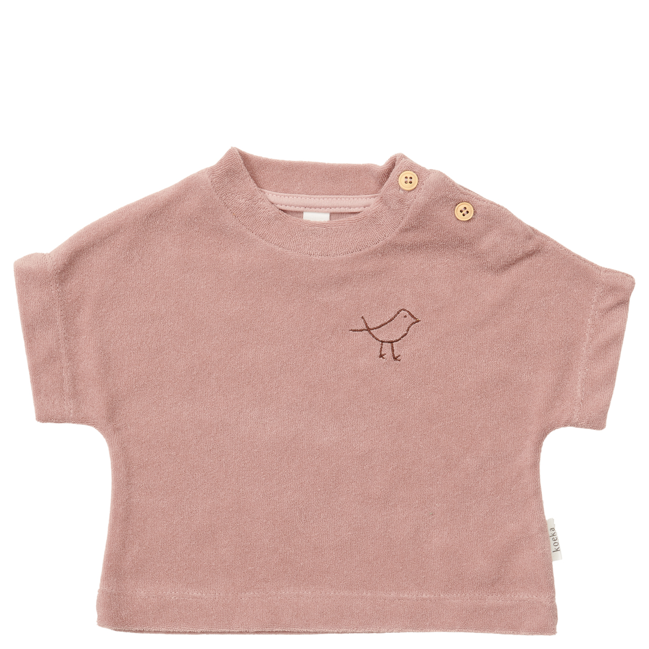T-shirt bébé Royan old pink