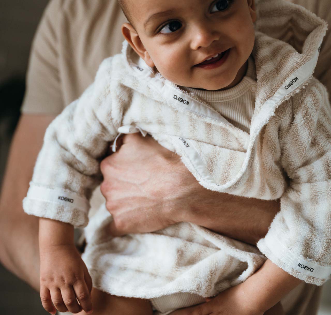 Baby Bademantel Playa sand