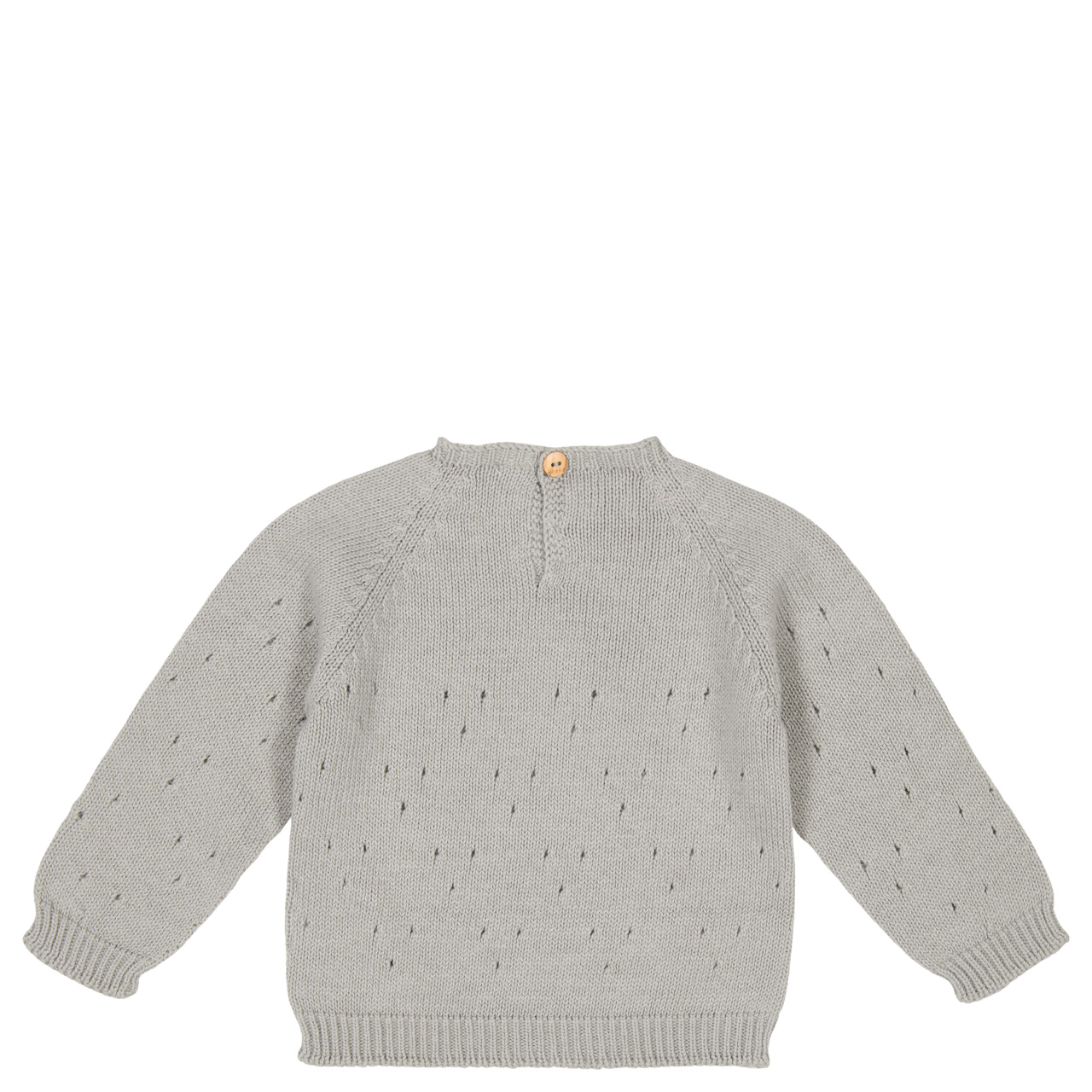 Baby Trui Ajour Dinan grey wave