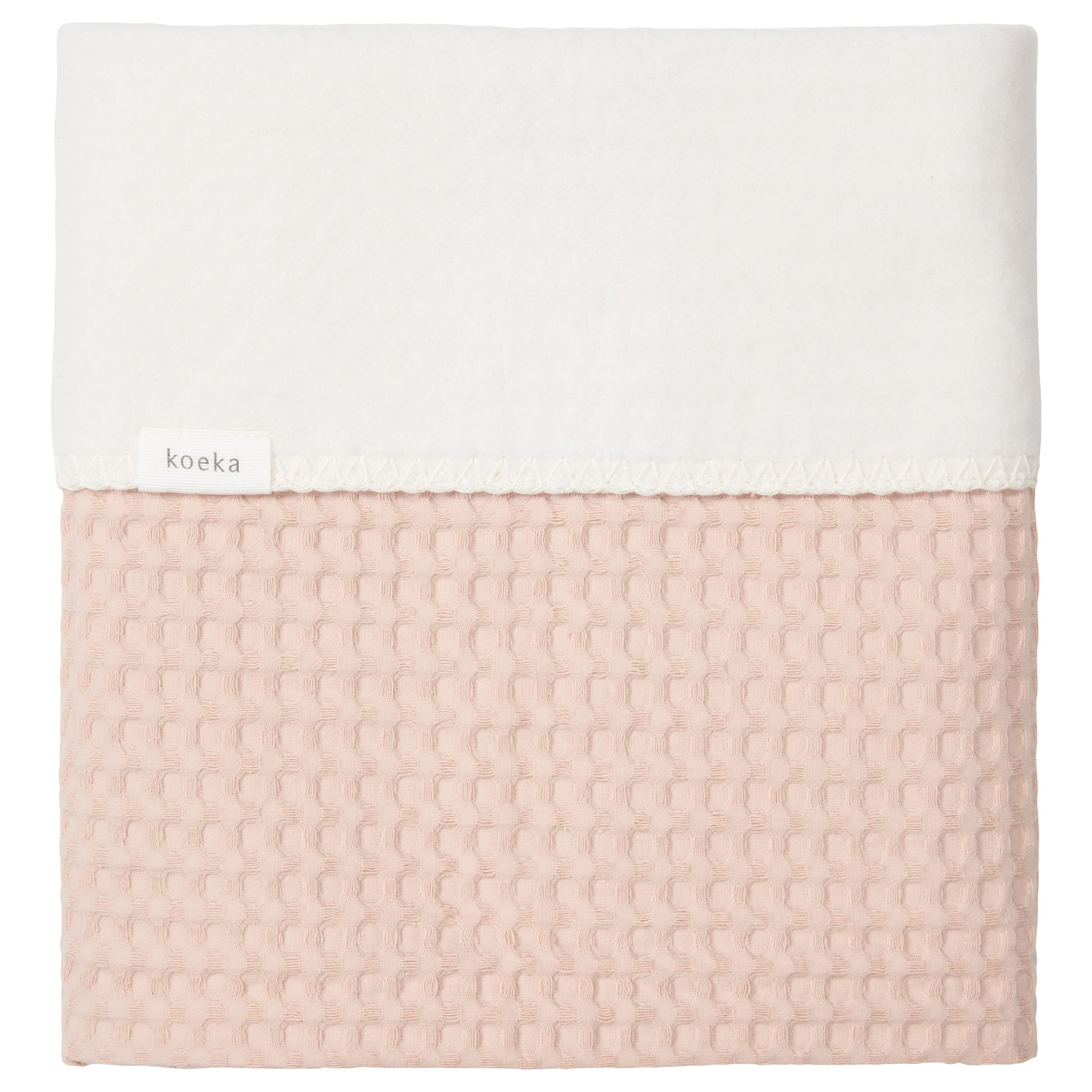 Ledikantdeken Cotton Fleece Amsterdam rosa salt