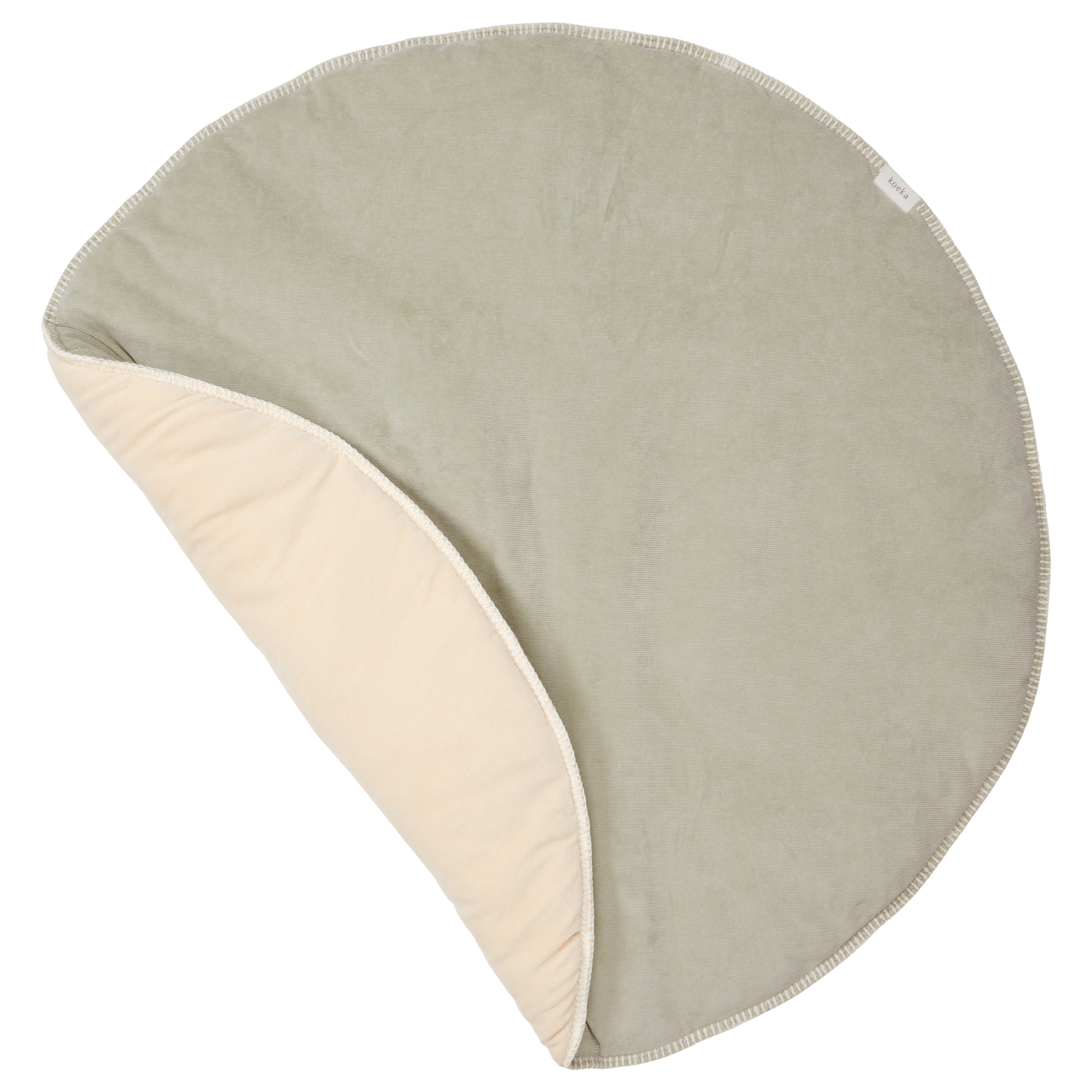 Tapis de parc ronde Oddi sage/warm white