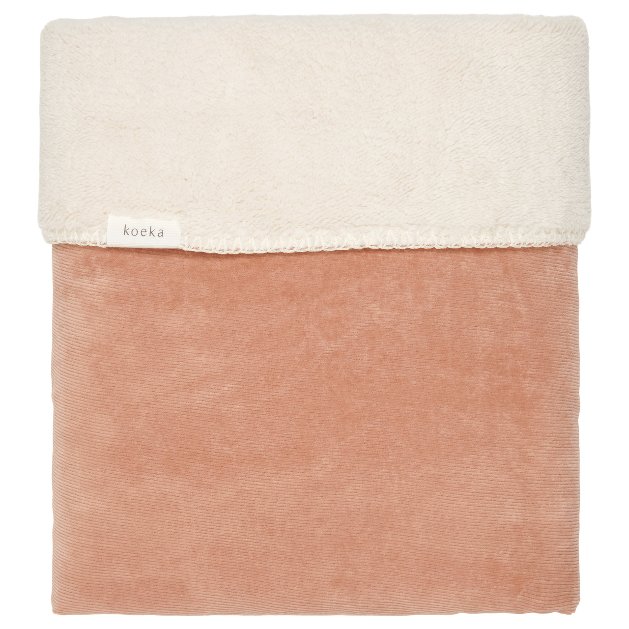 Cot blanket teddy Oddi soft earth