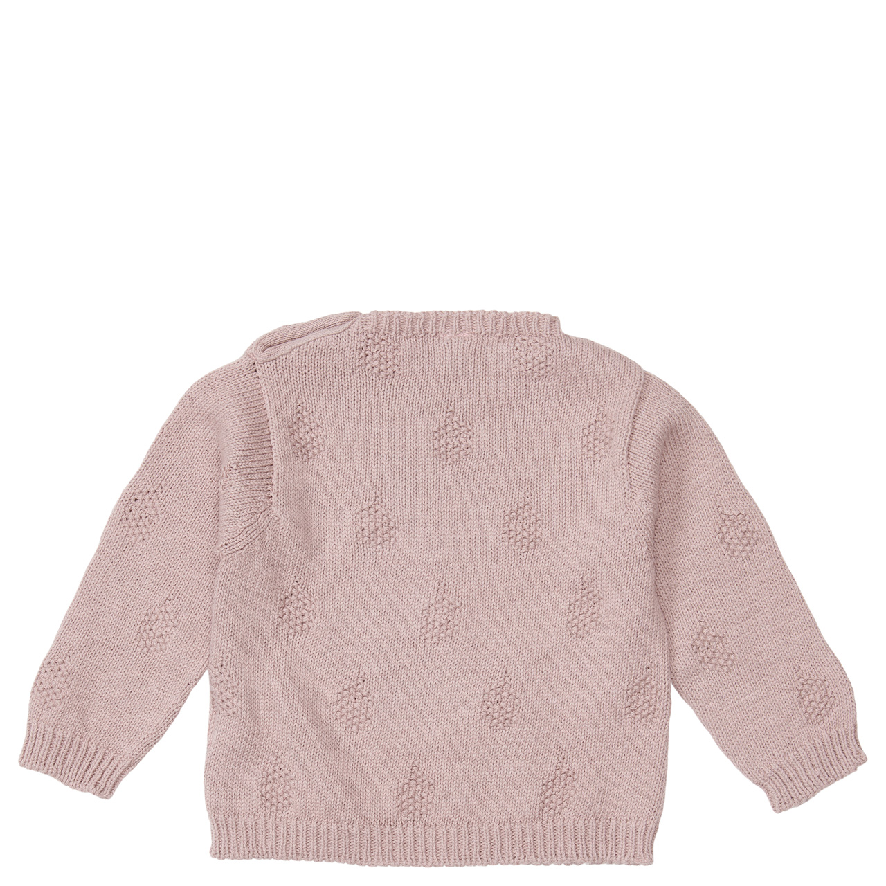 Baby sweater Nuts soft mauve