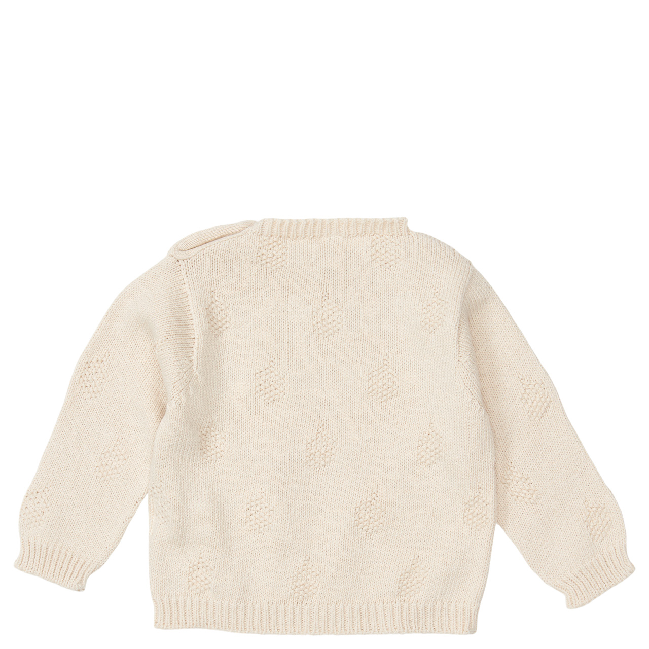 Babypullover Nuts warm white