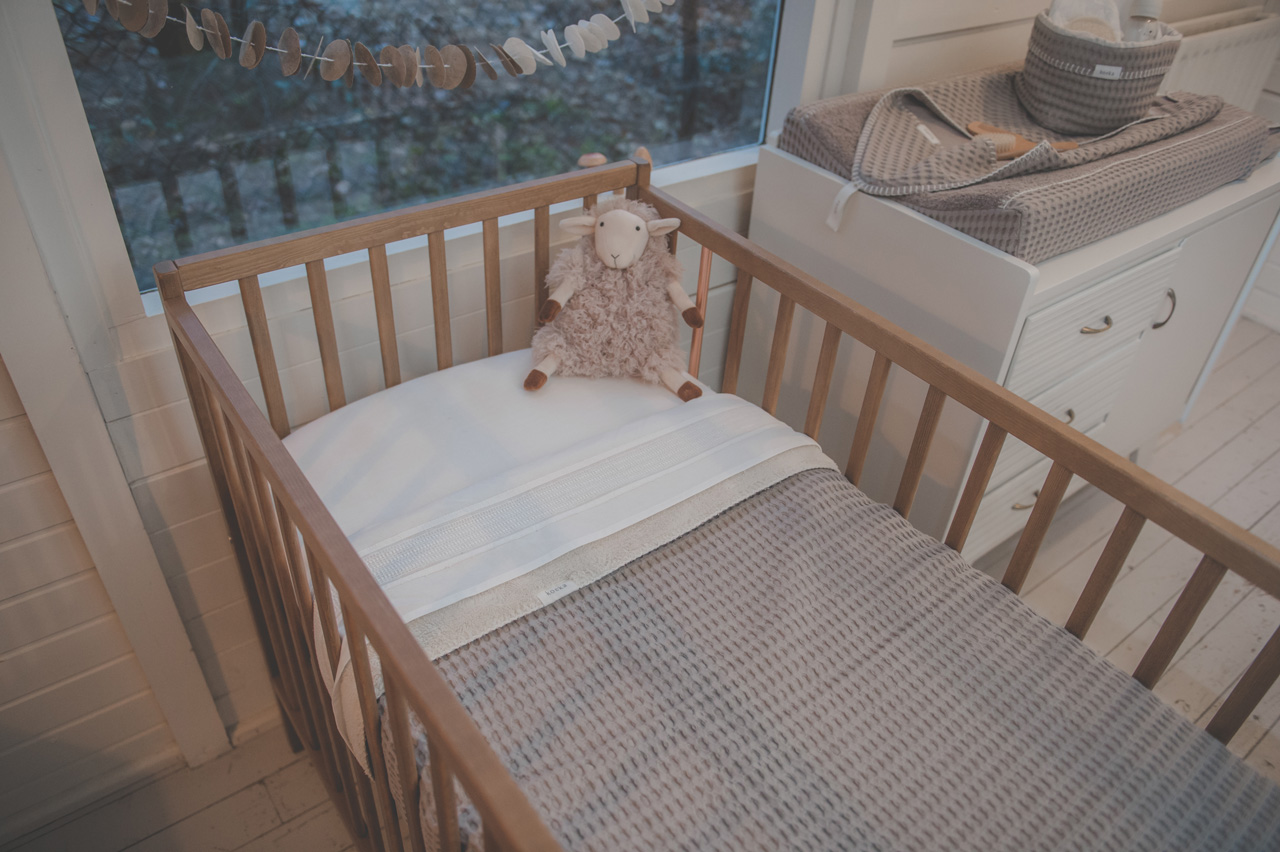 Cot blanket teddy Oslo clay