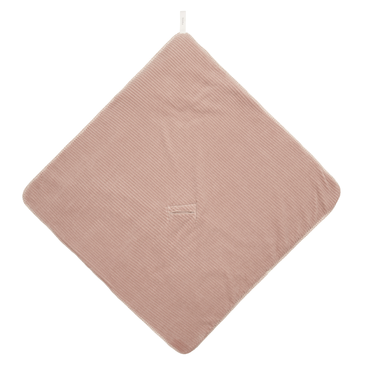 Wrap towel teddy Vik grey pink