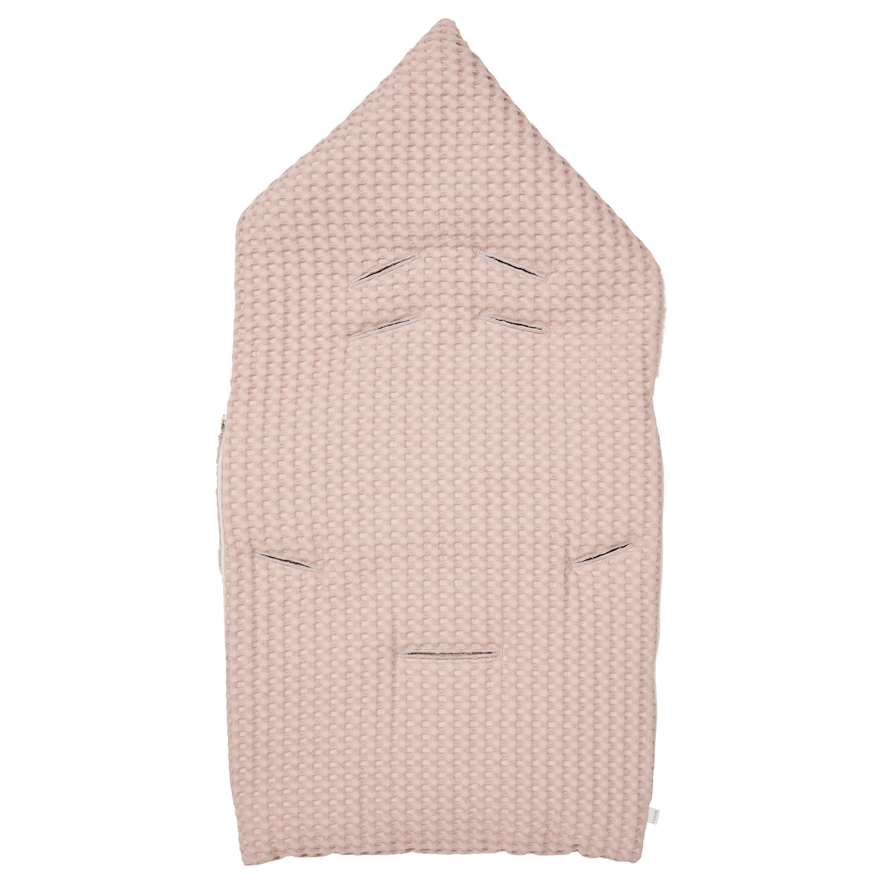 Voetenzak 0+ 3 Punts Wafel/teddy Oslo grey pink/grey pink