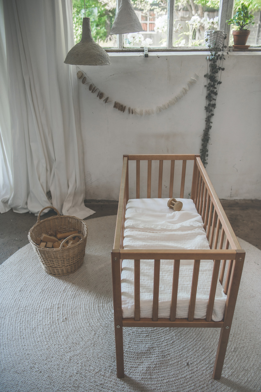 Kinderdecke lace Elba milky