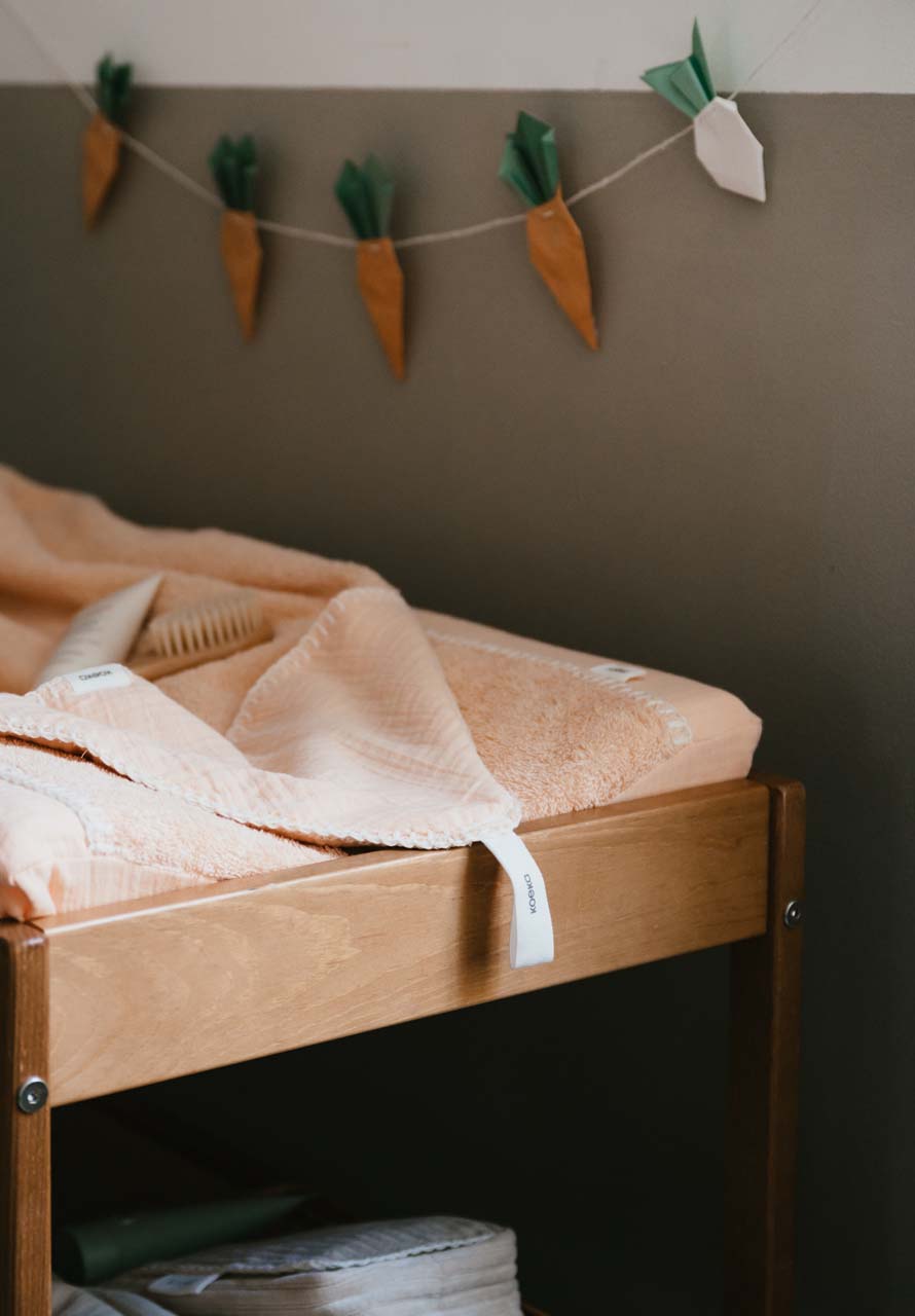 Omslagdoek Faro peach