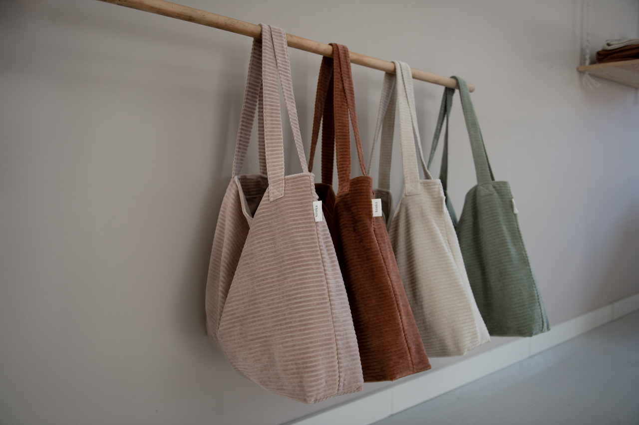 Mom Bag Vik grey pink