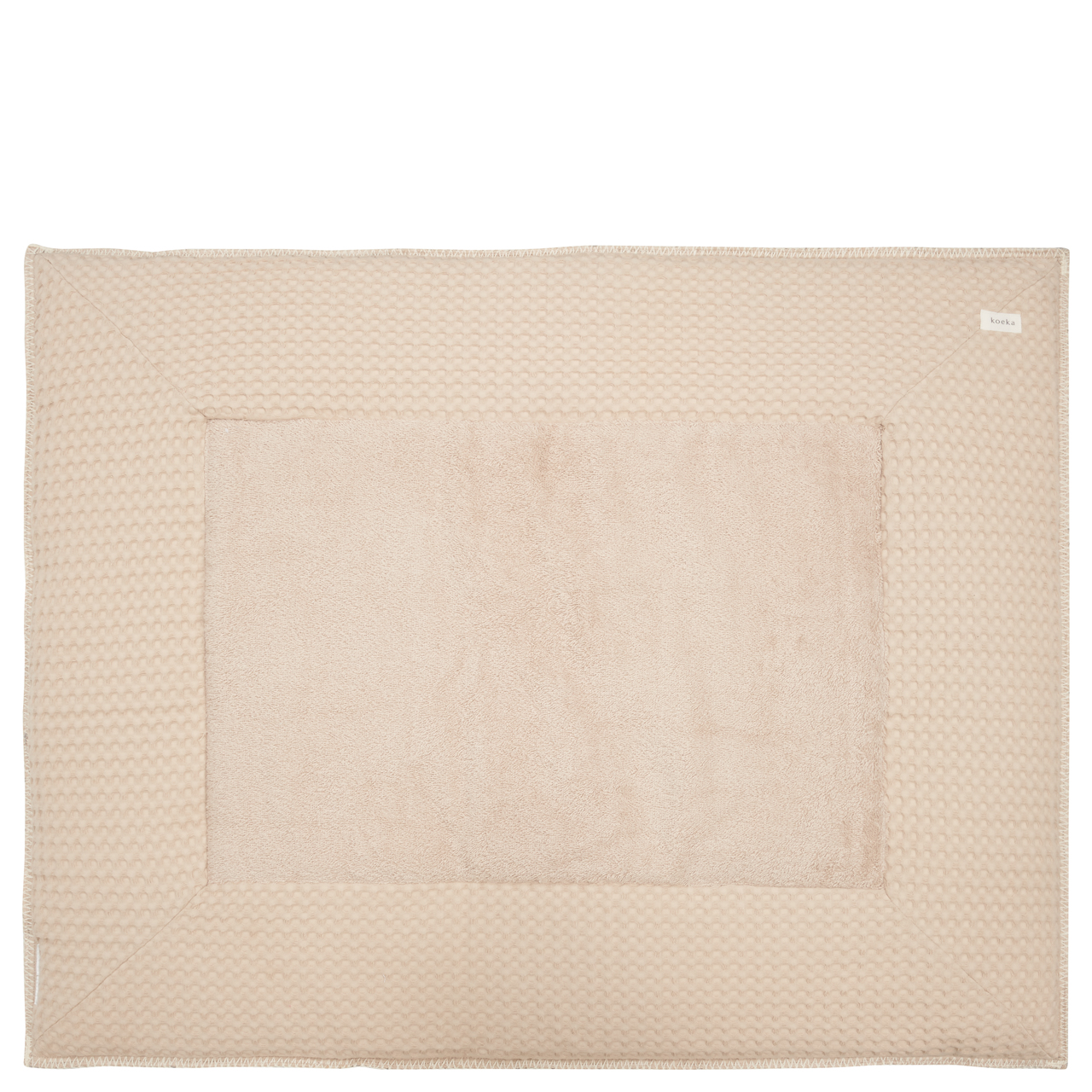 Boxkleed Wafel Amsterdam steel grey/sand