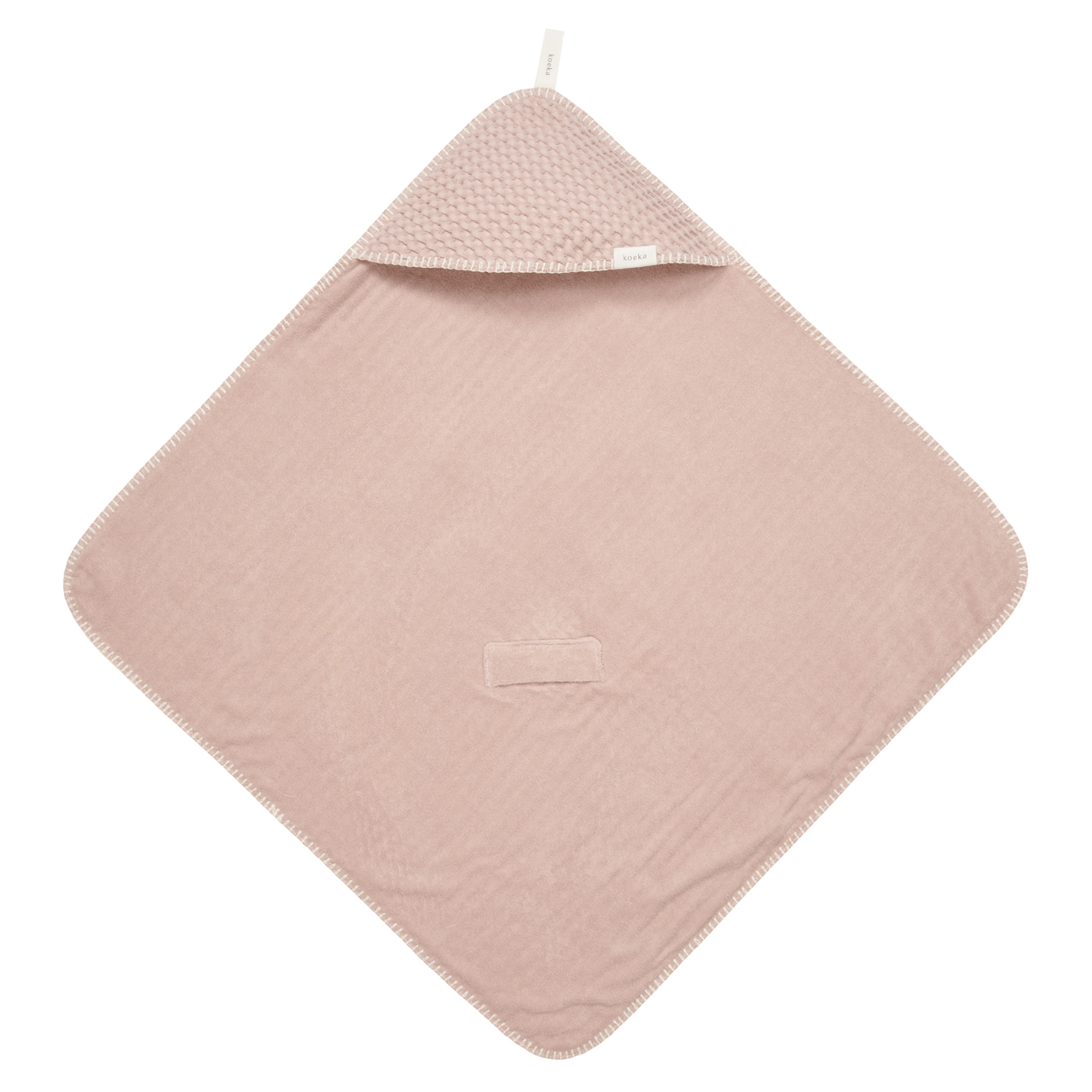 Omslagdoek Wafel Antwerp grey pink