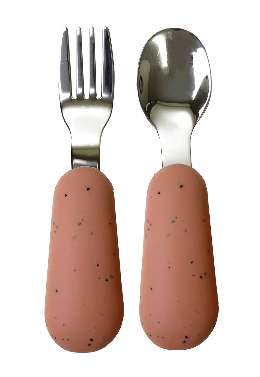 Toddler cutlery cinnamon speckled