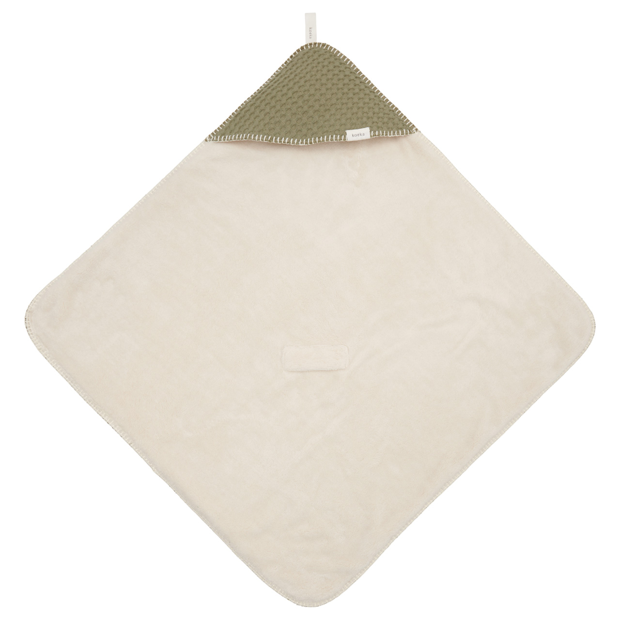 Couverture enveloppante teddy Oslo moss