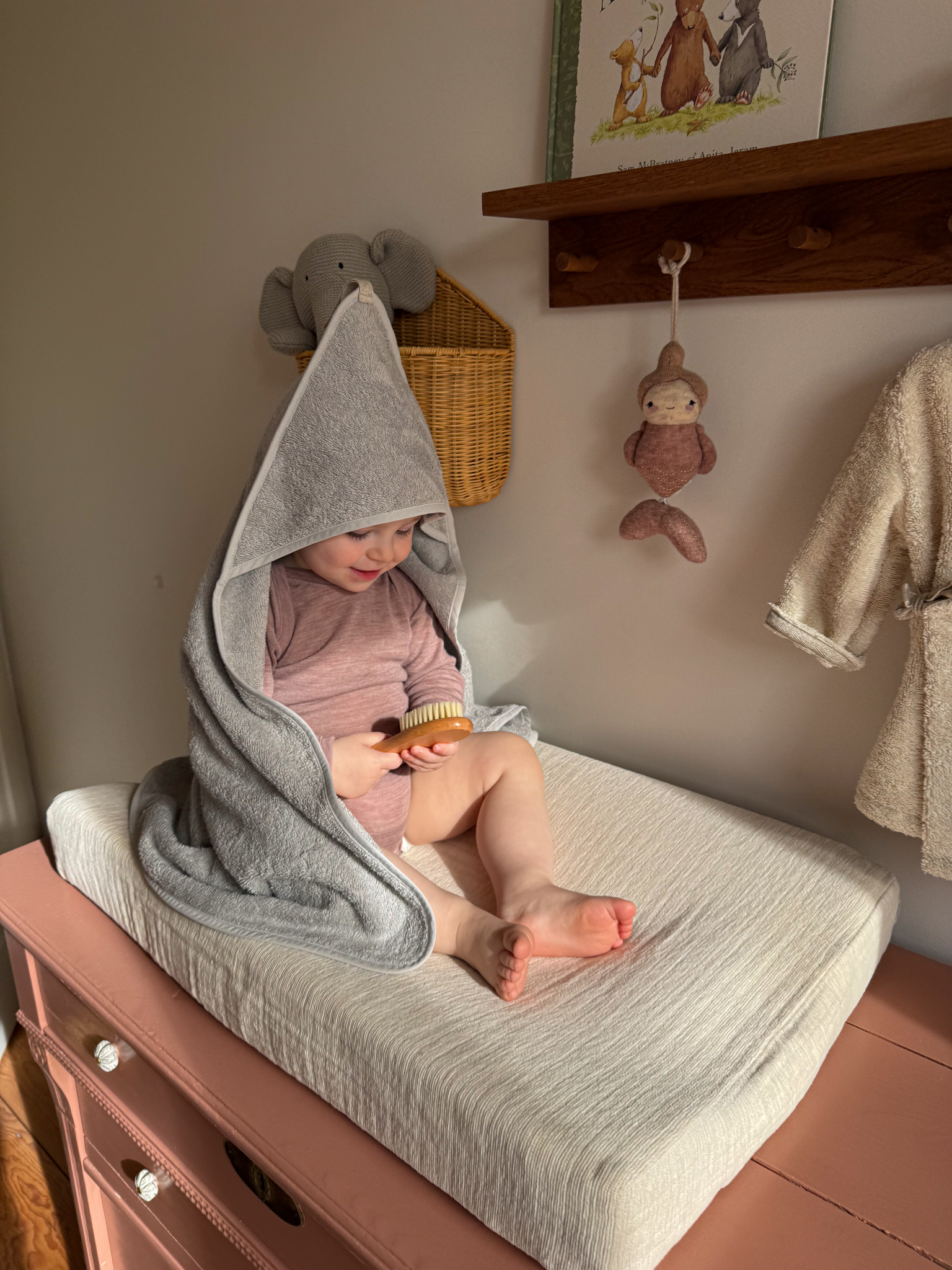 Housse matelas à langer Rivoli warm white