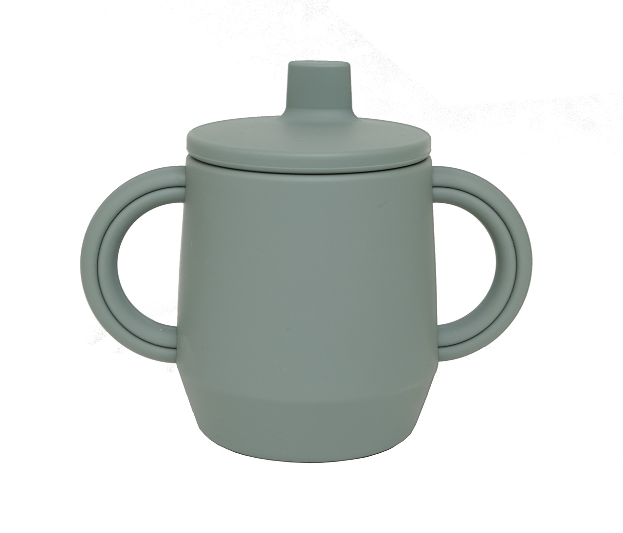 Sippy cup blue clay