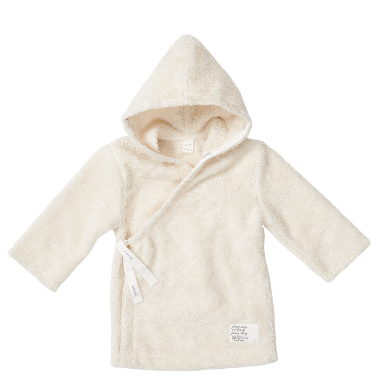 Baby bathrobe Luz warm white