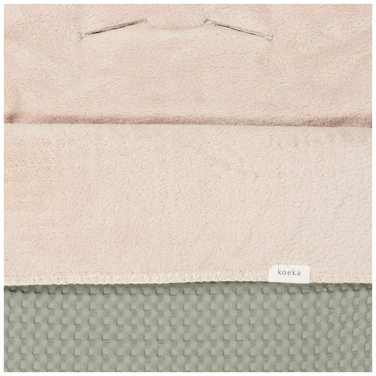 Voetenzak 0+ 3 Punts Wafel/teddy Oslo shadow green/soft sand