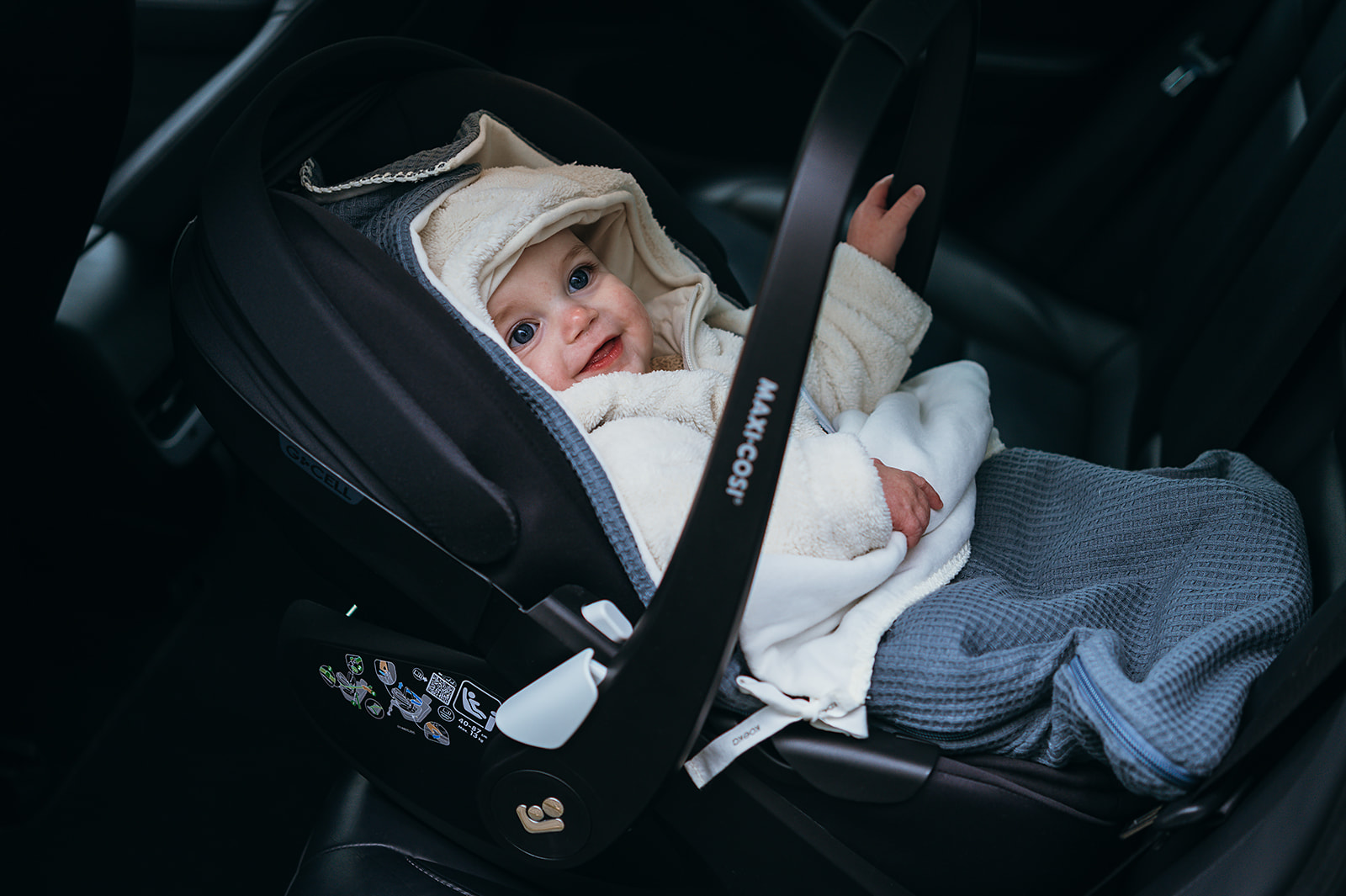 Manteau Bébé Malmo pebble