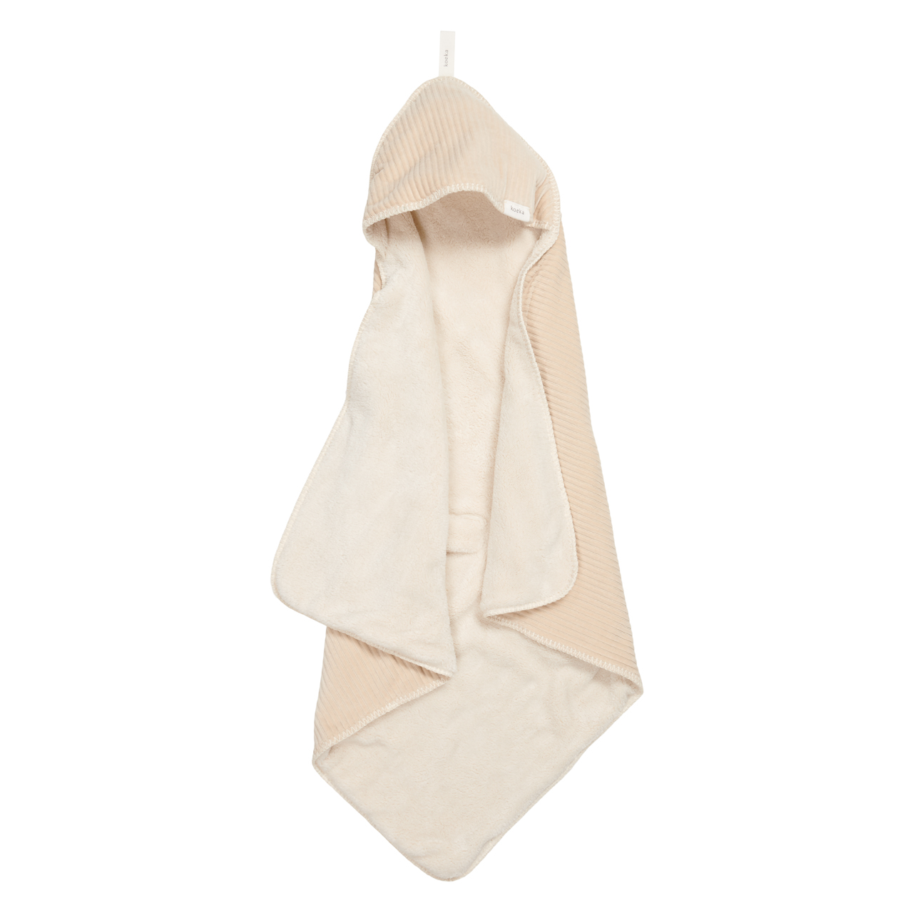 Wrap towel teddy Vik sand