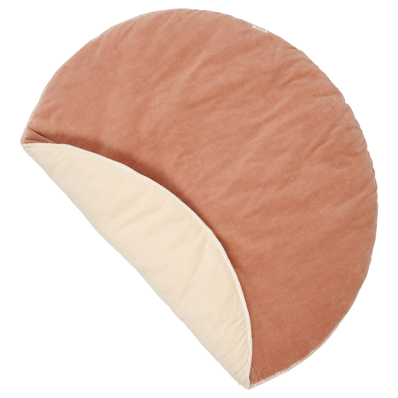Tapis de parc ronde Oddi soft earth/wam white