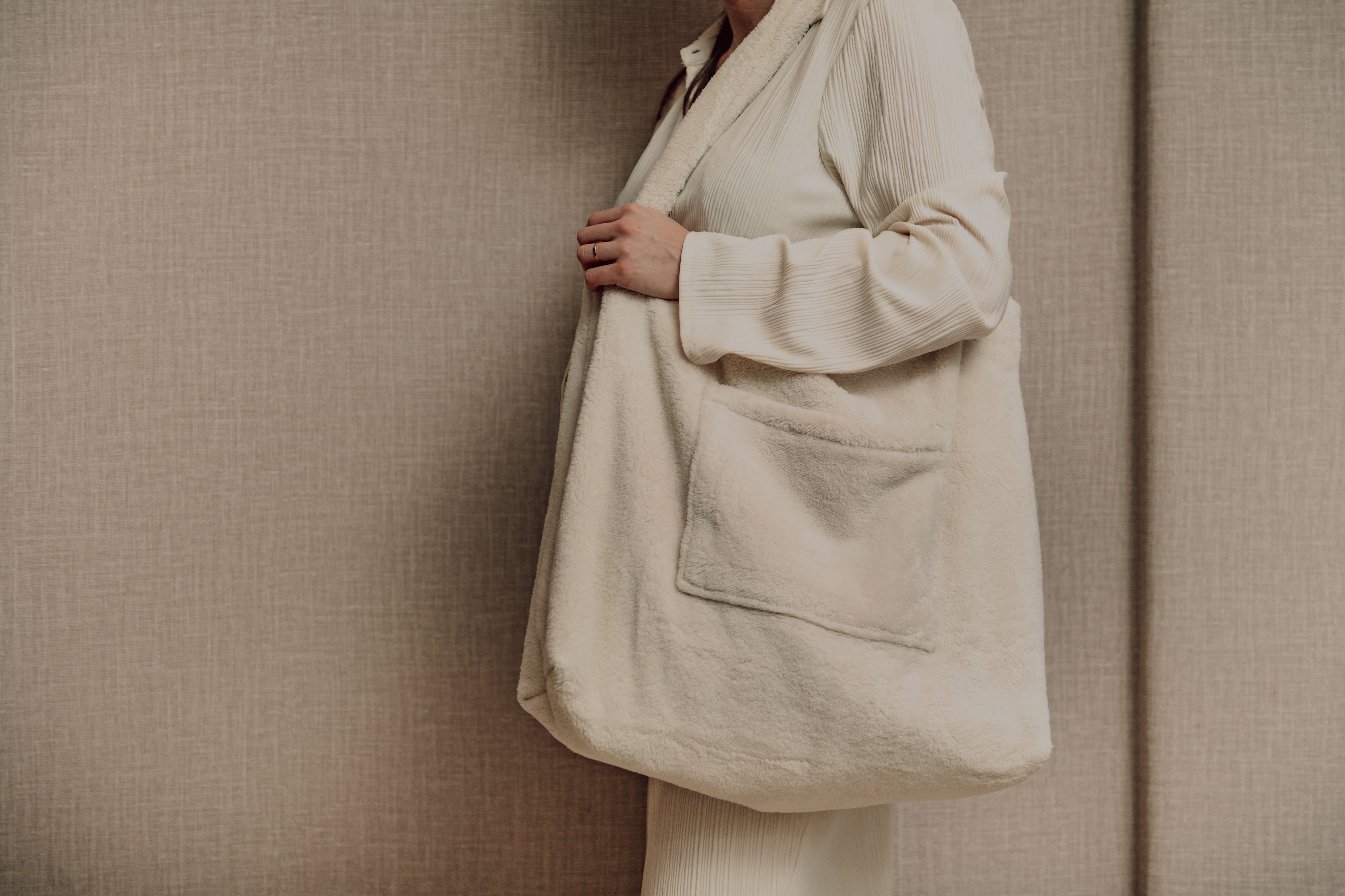 Mom Bag Teddy Malmo pebble