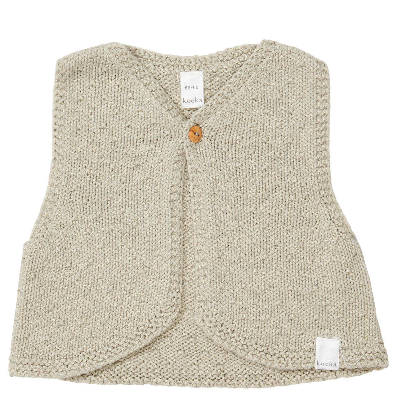 Baby gilet sans manches Florin sage