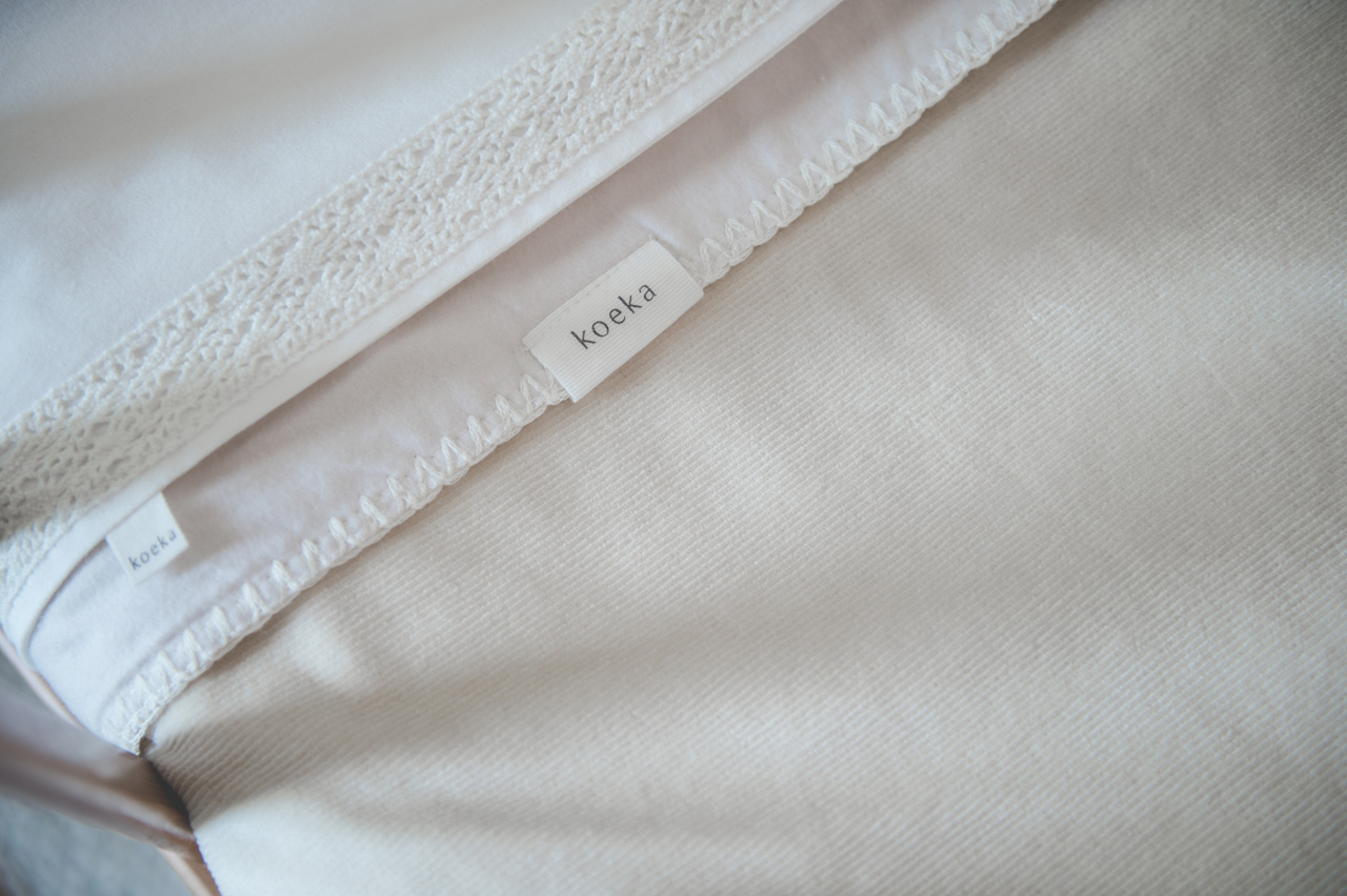 Ledikantdeken Flanel Oddi warm white